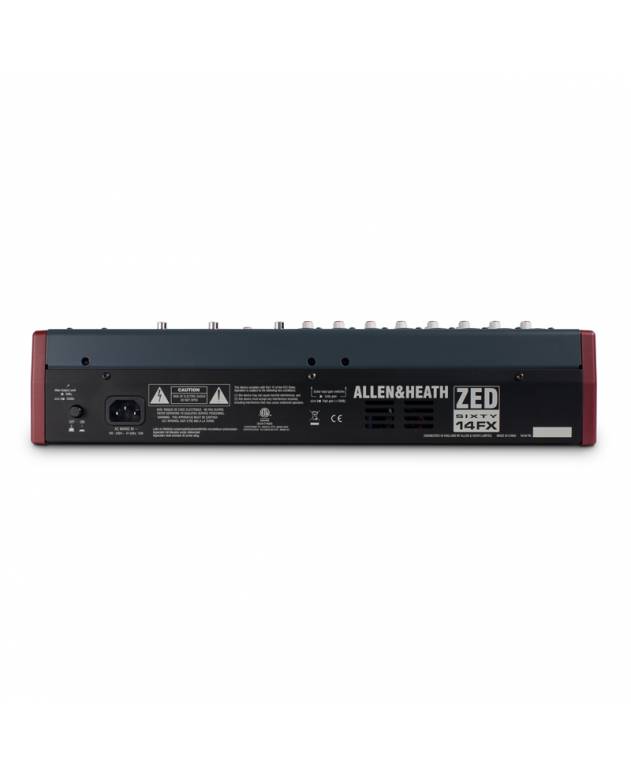 Allen & Heath ZED60-14FX Mixer with FX & USB - Wailian Electronics